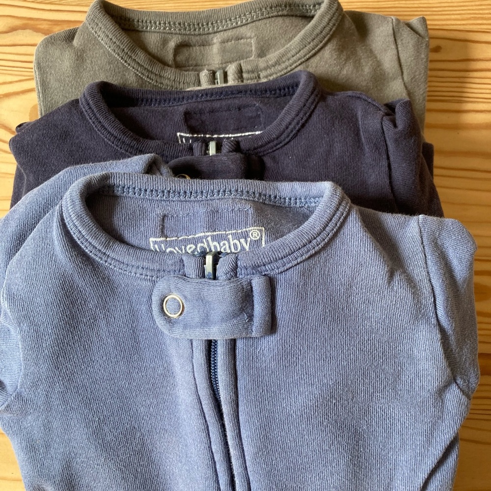 L’ovedbaby Organic Zipper Footies Bundle